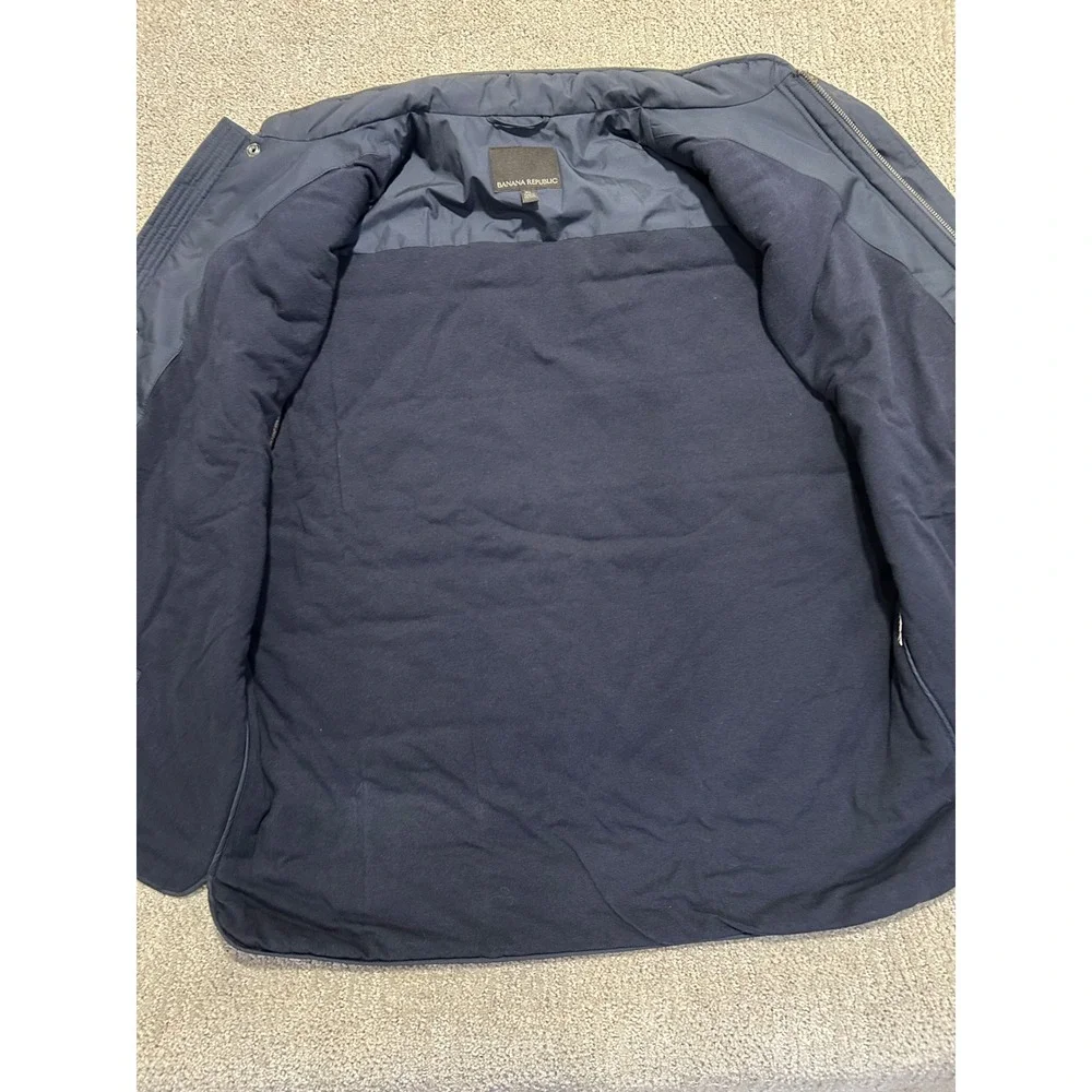 Banana Republic‎ Quilted Puffer Vest Navy Blue Men XL Modular System